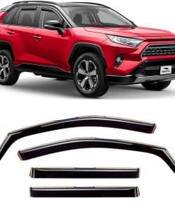 Voron Glass Deflectores de lluvia extra -NEGRO