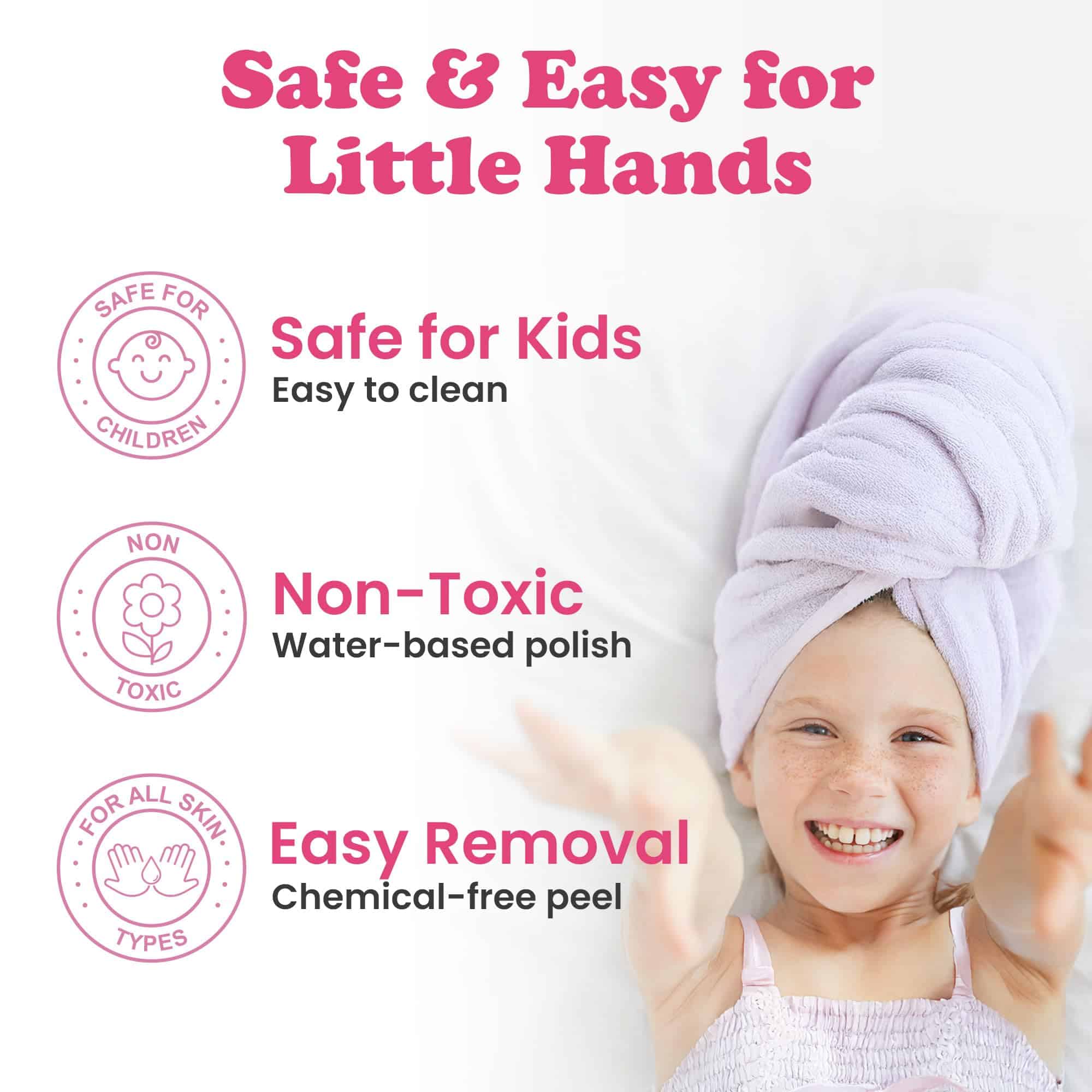 Kit de Spa para Niñas Brillan en la Oscuridad - Set de 42 - Imagen 8