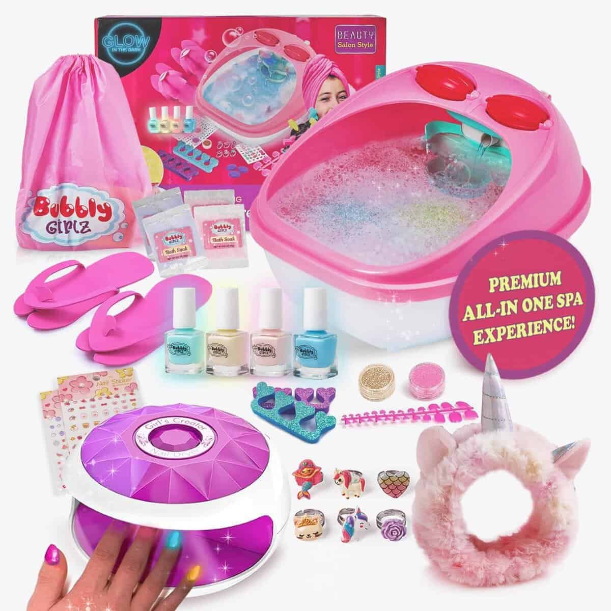 Kit de Spa para Niñas Brillan en la Oscuridad - Set de 42