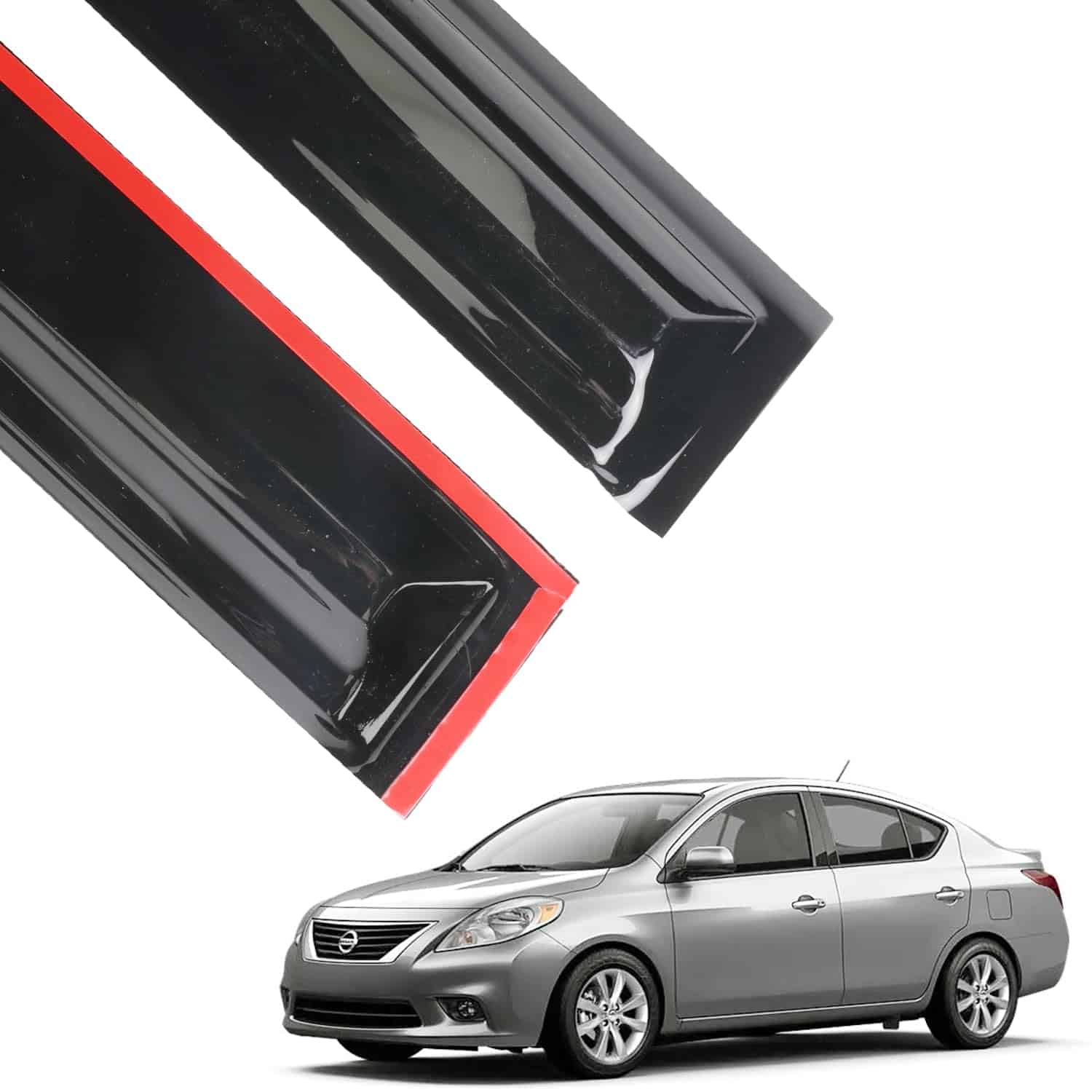 Deflectores de lluvia de viseras de ventanilla ECNEREFERR - Imagen 4