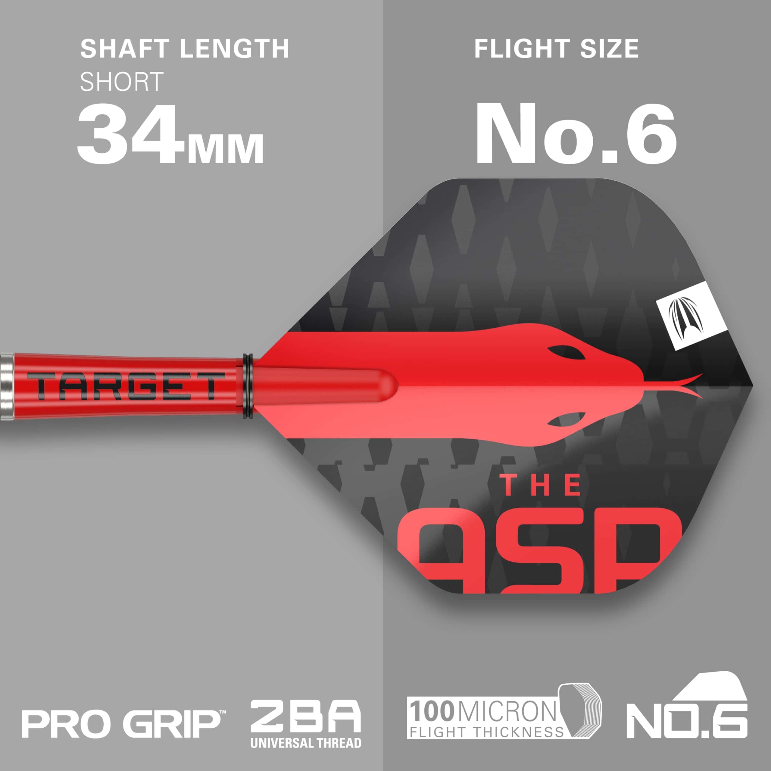 Juego de Dardos de Punta Suave Target Darts Nathan Aspinall - Imagen 5