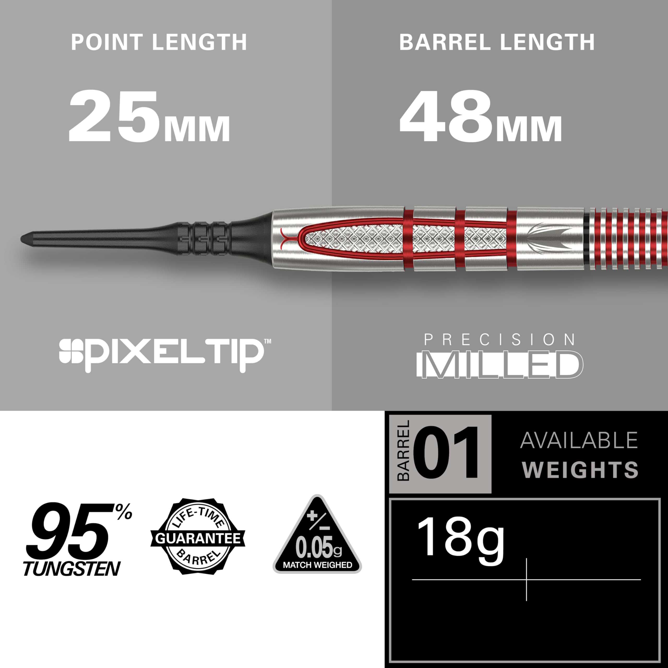 Juego de Dardos de Punta Suave Target Darts Nathan Aspinall - Imagen 4
