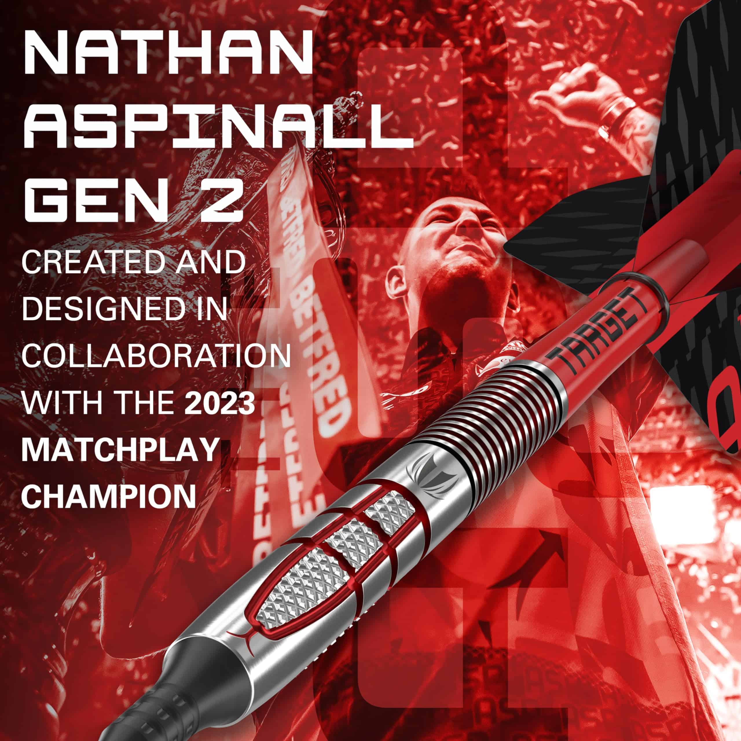 Juego de Dardos de Punta Suave Target Darts Nathan Aspinall - Imagen 3