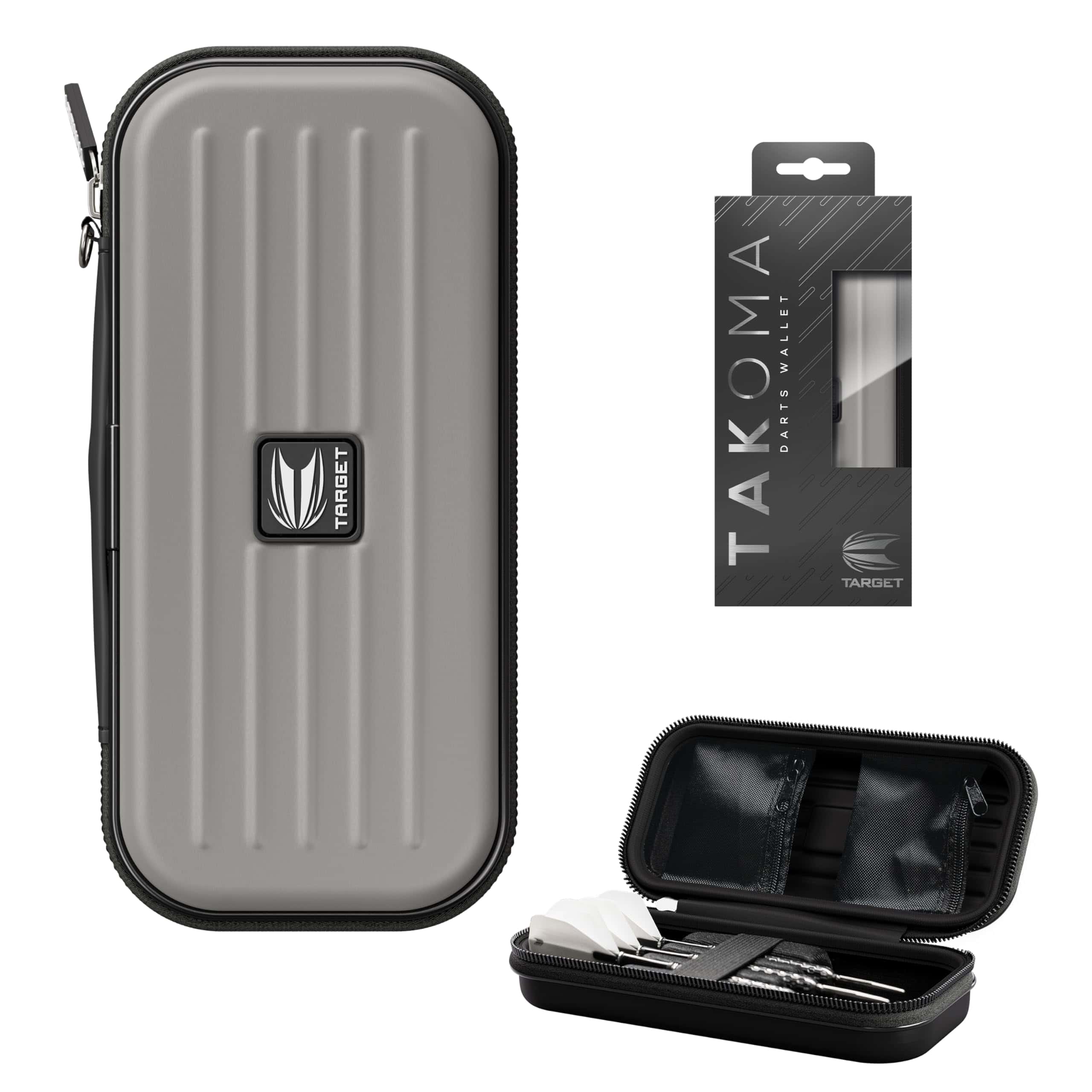TARGET Darts Takoma Dart Case Wallet, Tamaño Regular, Gris