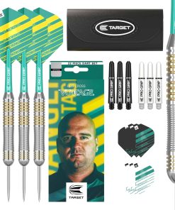 Juego de Dardos de Punta de Acero de Latón Target Darts Rob