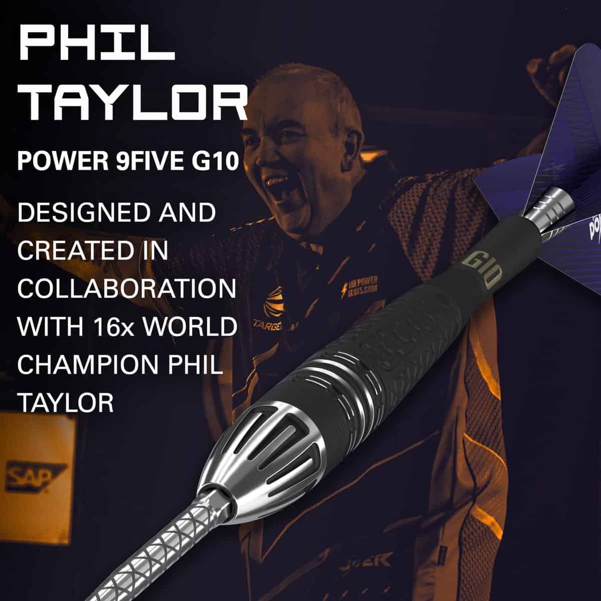 TARGET Dardos Phil Taylor Power 9-Five Gen 10 26G 95% - Imagen 3