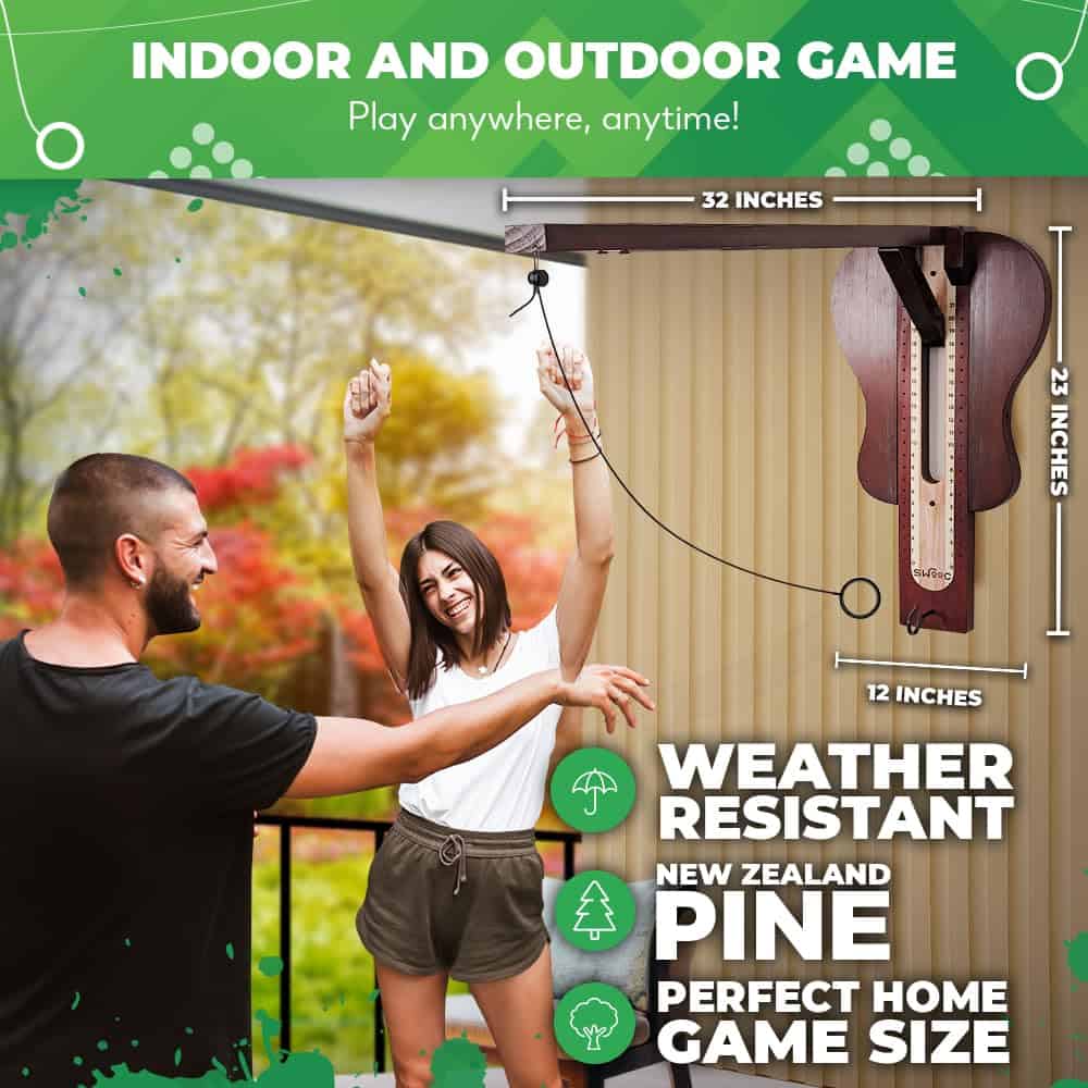 SWOOC Games - Juego de Gancho y Anillo - Decoración de - Imagen 5