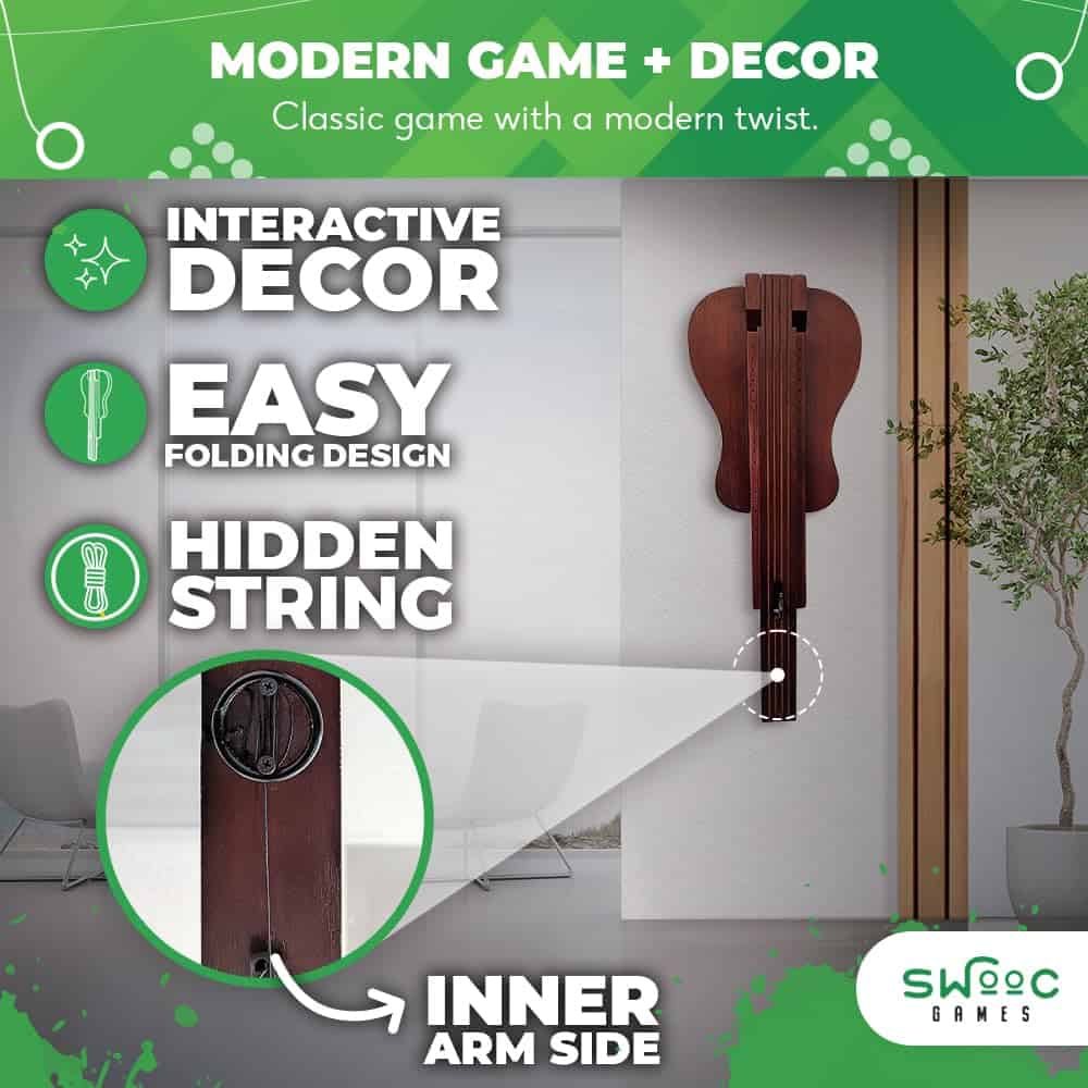 SWOOC Games - Juego de Gancho y Anillo - Decoración de - Imagen 4