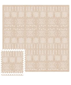 MOON WALKERS Tapetes de Juego para Bebés -Beige Azteca