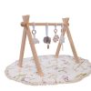 Gimnasio de Madera Premium para Bebés con Tapete Lavable |