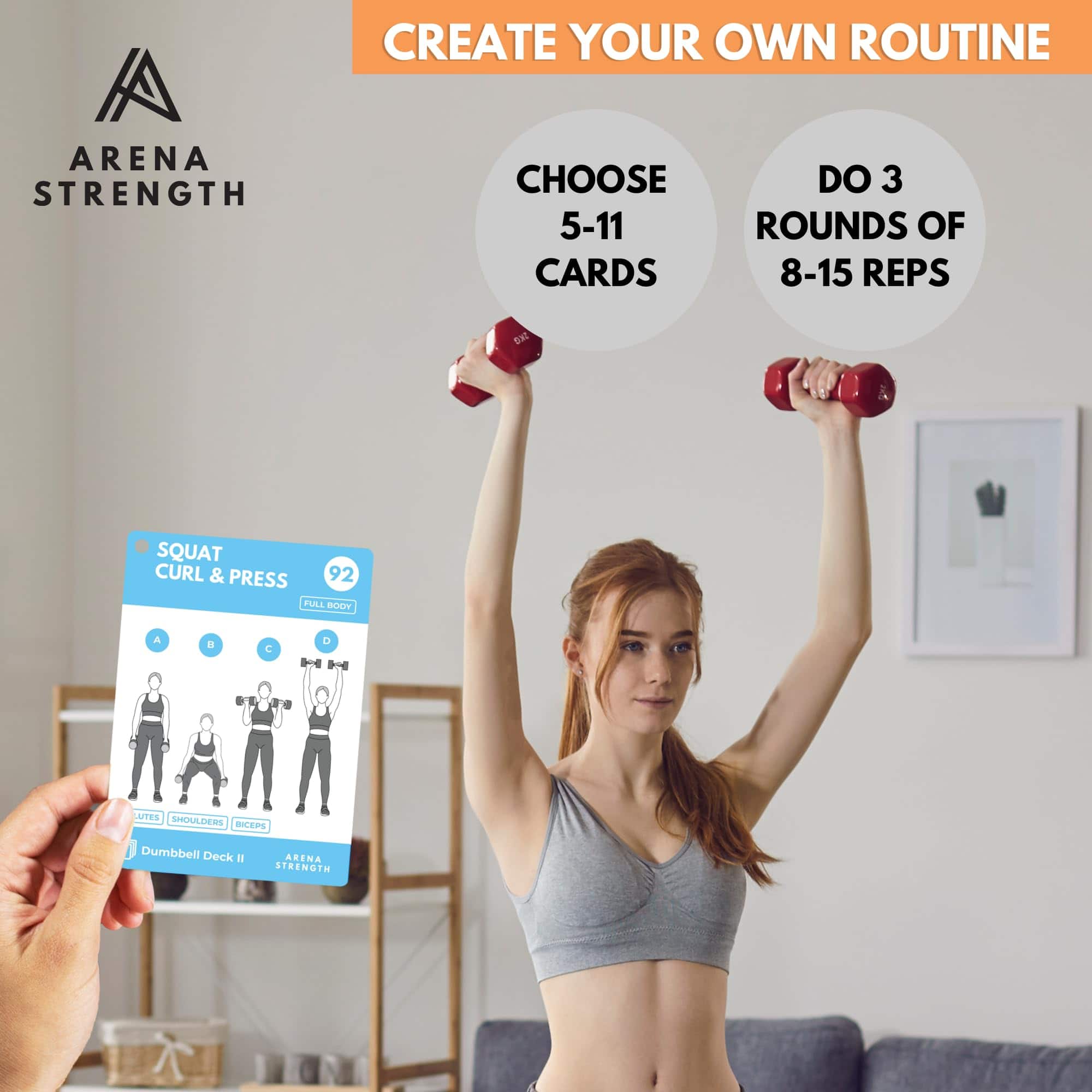 Baraja de ejercicios con pesas para entrenamientos de - Imagen 9