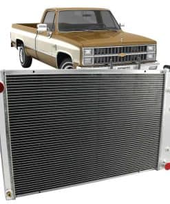 Radiador de aluminio de 3 filas KUNTAUTOS para Chevy C10
