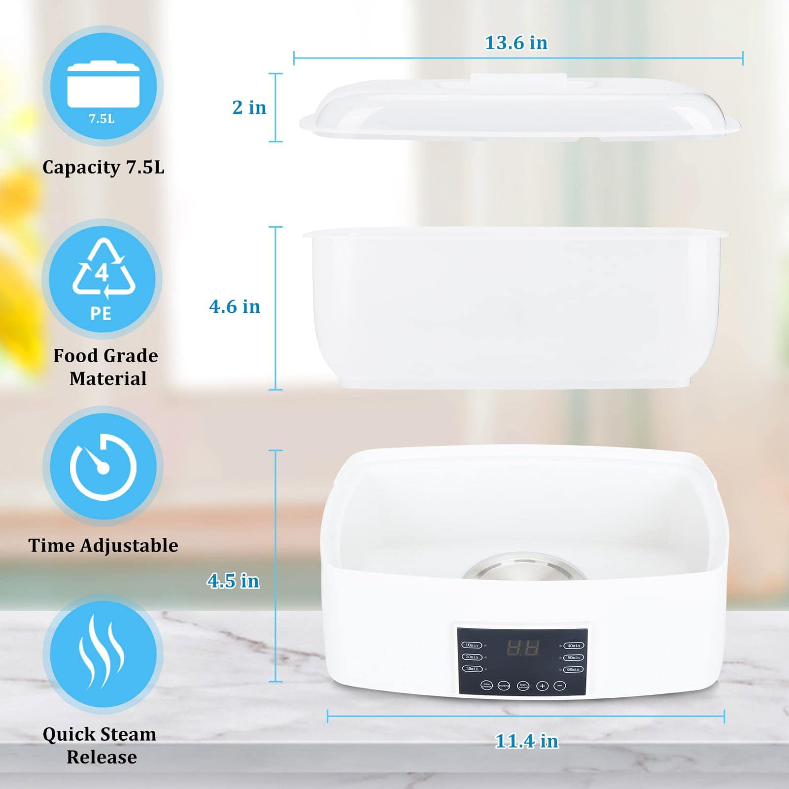Calentador de Toallas para Faciales Sangle Sopffy, 7.5 L - Imagen 3