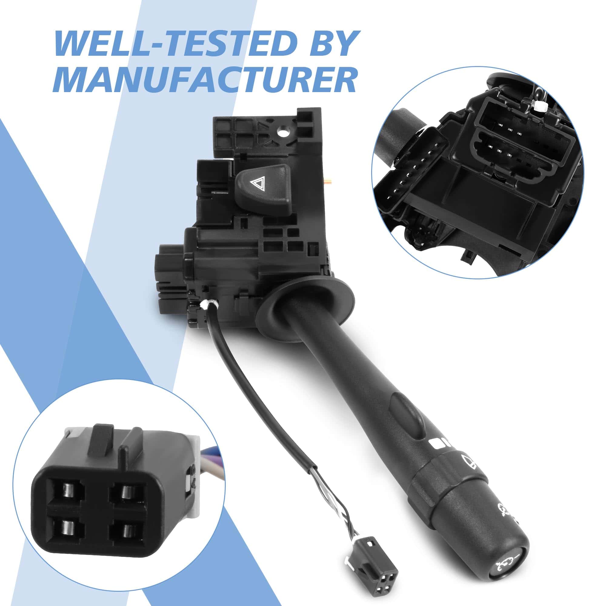 BASIKER Interruptor de Señal de Giro Multifunción Reemplazo - Imagen 8