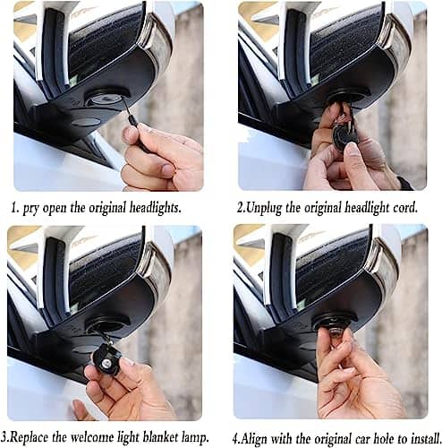 2 Set Proyector de Luz de Logo Puddle Shadow Ghost para CT4 - Imagen 5