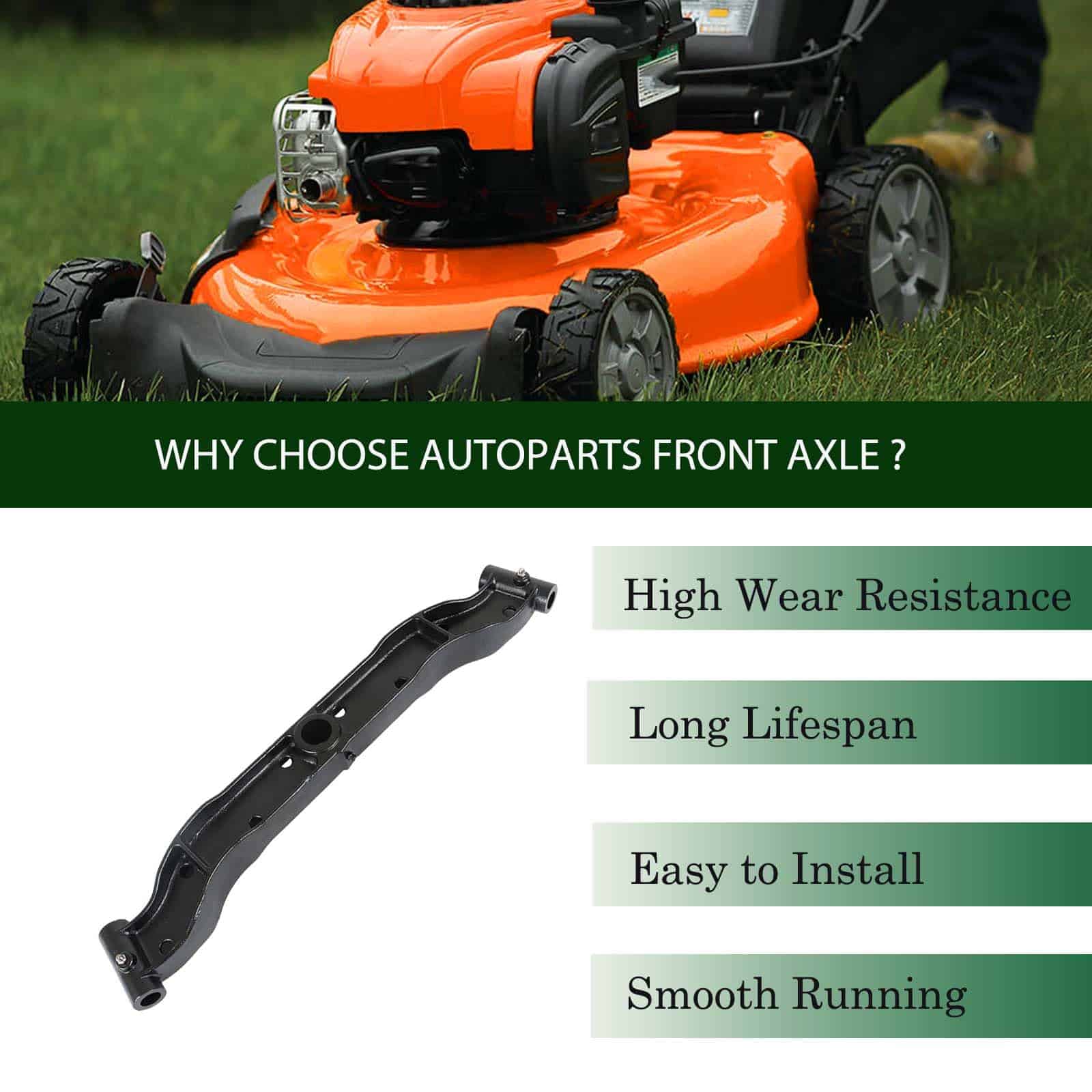 Eje Delantero de Reemplazo Autoparts GY20532 para John - Imagen 7