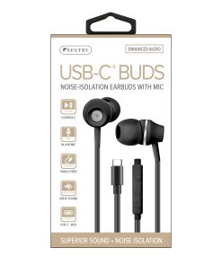 Audífonos SENTRY Tipo C con Aislamiento de Ruido y Micrófono