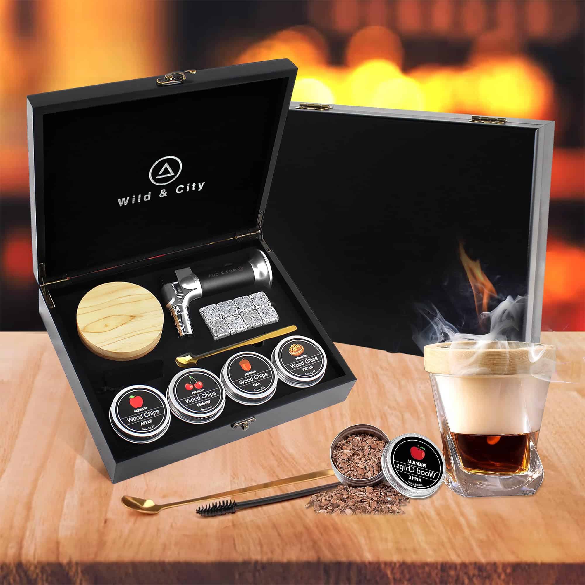 Kit de Ahumador de Cócteles, Kit de Ahumador de -Negro - Imagen 5