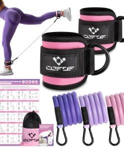 Bandas de Resistencia para Tobillo con -Rosado