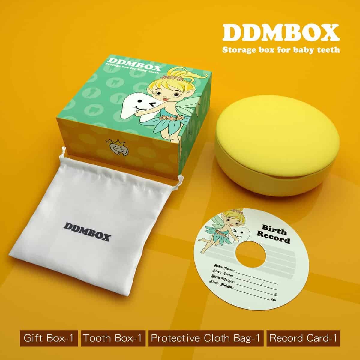 Caja para Dientes de Bebé DDMBOX, Diseño en Forma de Concha - Imagen 3