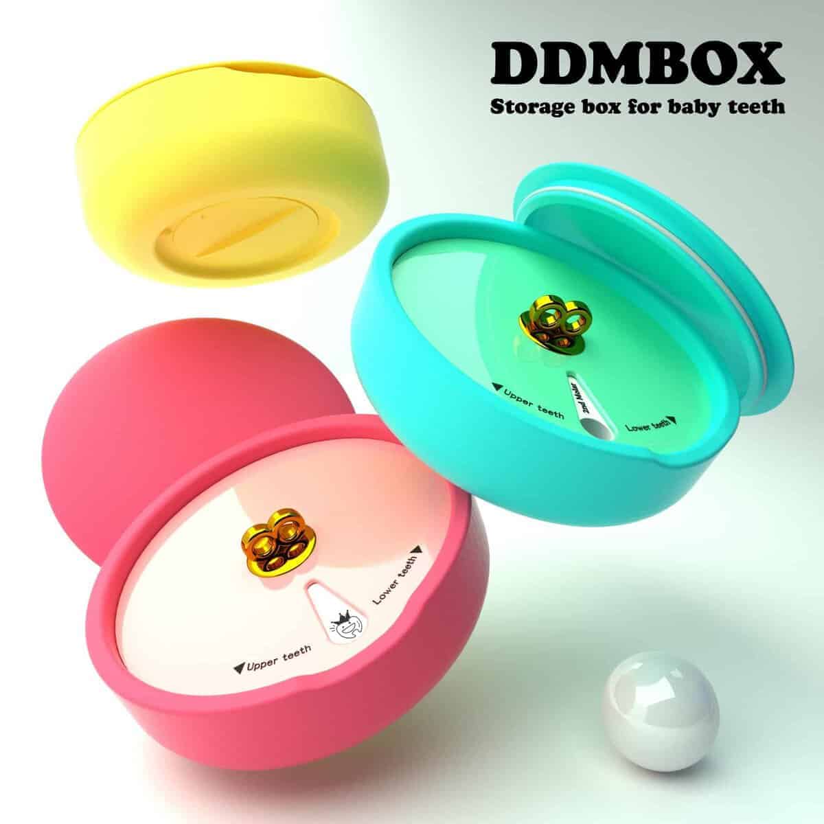 Caja para Dientes de Bebé DDMBOX, Diseño en Forma de Concha - Imagen 6