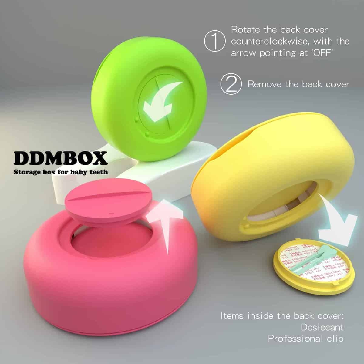 Caja para Dientes de Bebé DDMBOX, Diseño en Forma de Concha - Imagen 5
