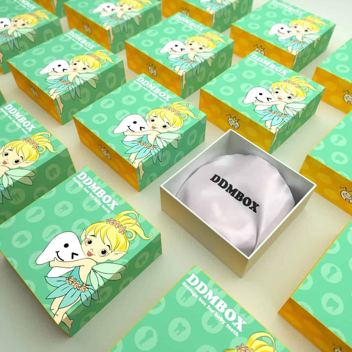 Caja para Dientes de Bebé DDMBOX, Diseño en Forma de Concha - Imagen 7
