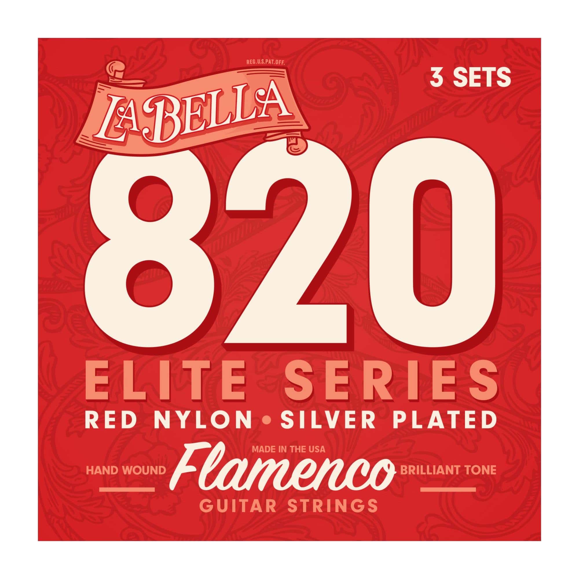 Cuerdas de Guitarra La Bella 820 Elite Series de Medio