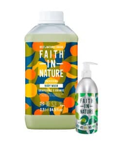 Set de Gel de Baño Natural Faith in Nature y Botella de