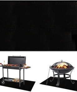 Tapete ignífugo para parrilla y fogata 39� X 72� Tapetes