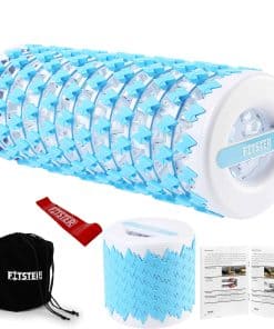 Rodillo de Espuma Plegable para Ejercicio y -Azul