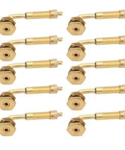 Juego de 10 válvulas de neumáticos de 45° para llantas de