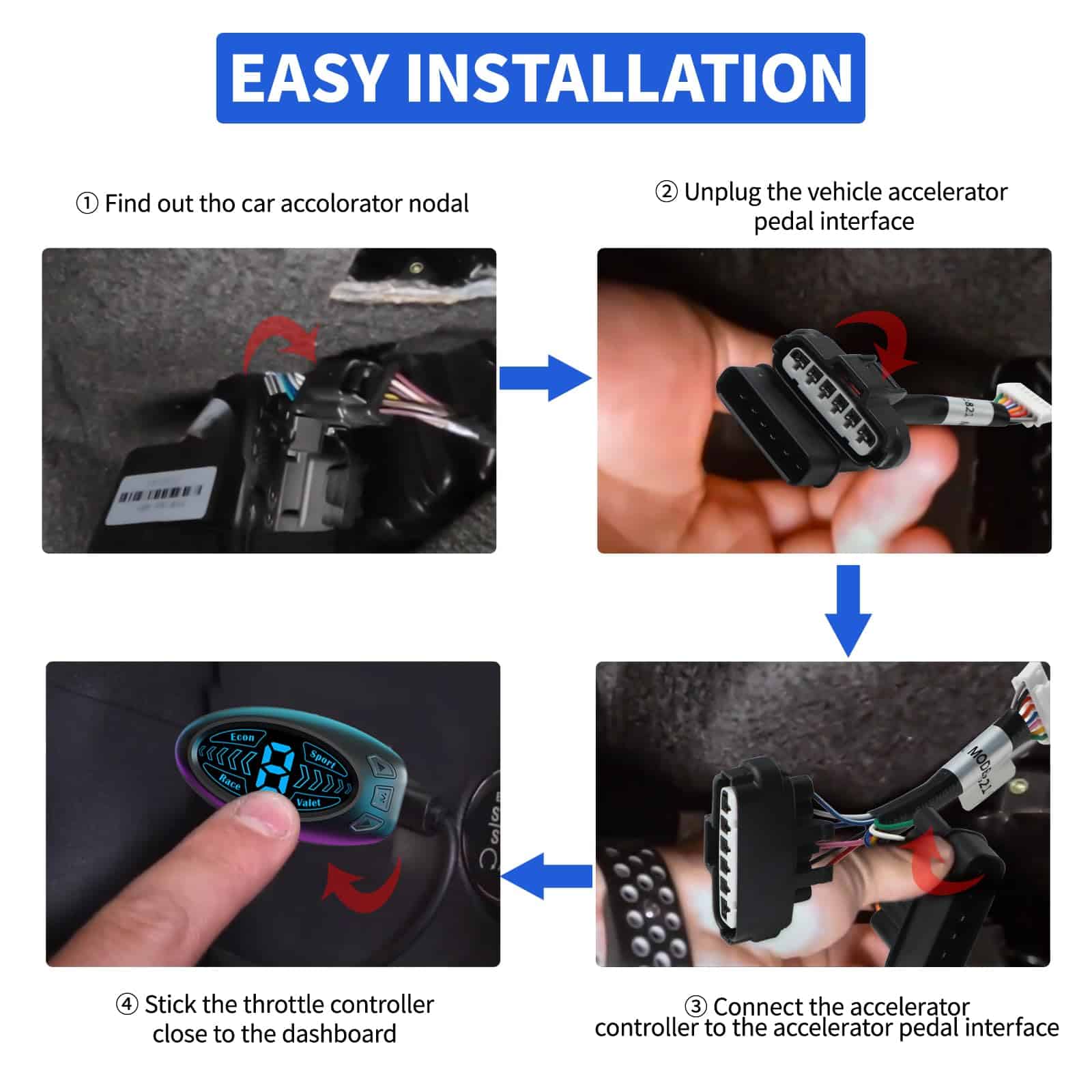 Controlador de Respuesta del Acelerador YIBEICO, - Imagen 10