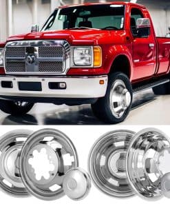 Conjunto de 4 Simuladores de Rueda de Acero Inoxidable de