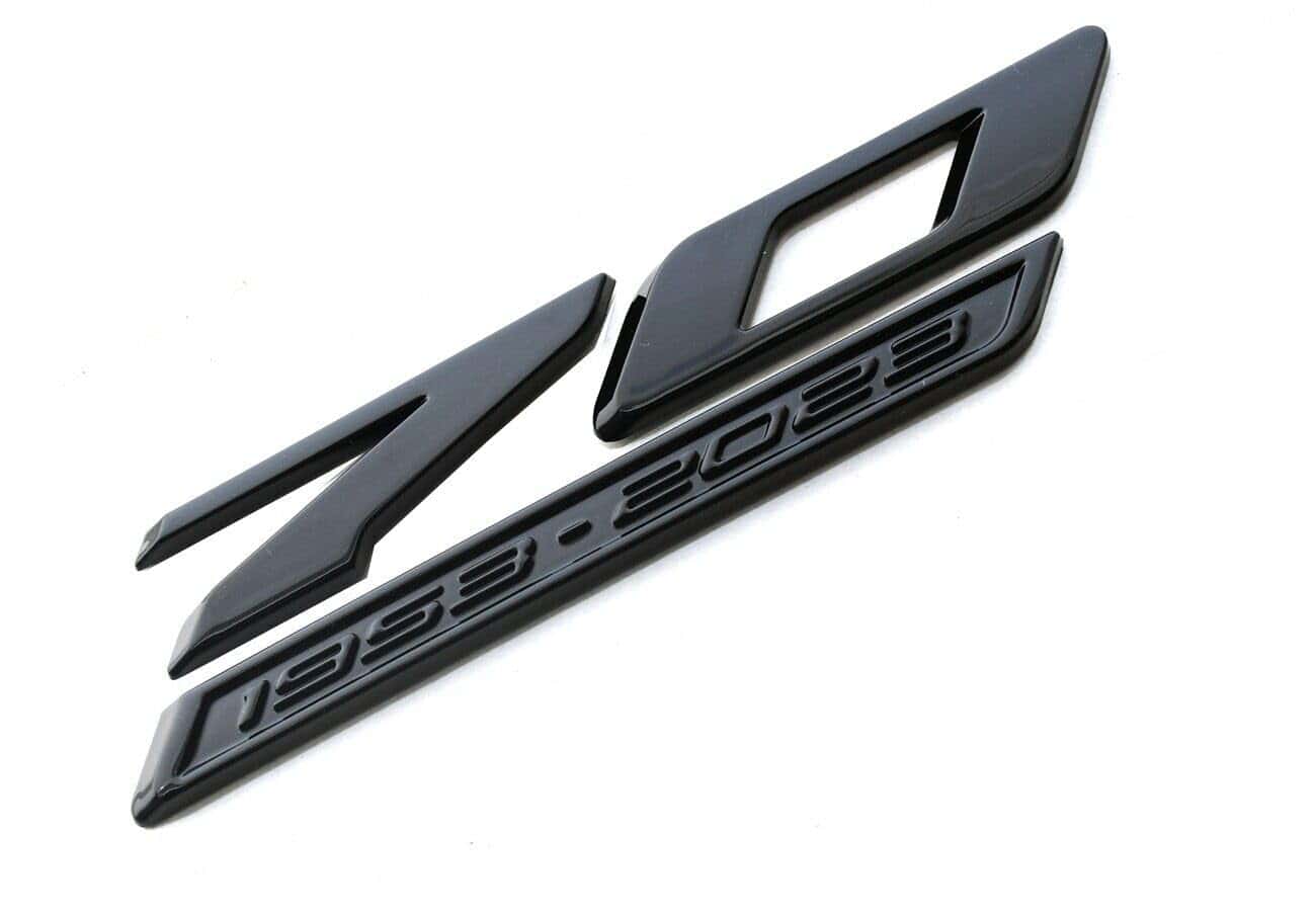 Par de Emblemas Laterales 70 Aniversario para Calcomanía de - Imagen 5