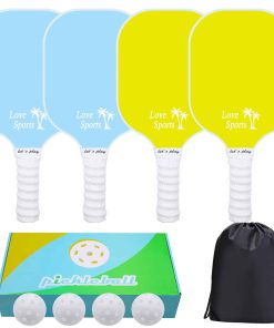Set de 4 Palas de Pickleball Aprobadas por la USAPA, Pala