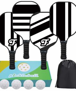 Set de 4 Paletas de Pickleball Aprobadas por la USAPA con 4