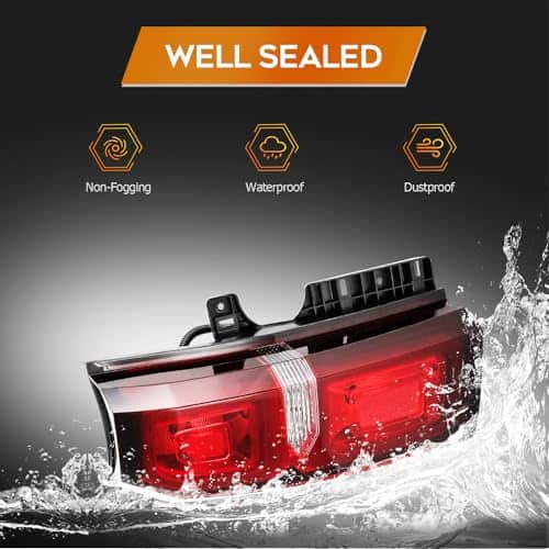 Ensamblaje de luz trasera LBRST para -Carcasa Roja Lente Cla - Imagen 6