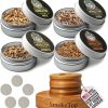 Kit de Fumador de Cócteles SmokeTop con 4 Sabores de