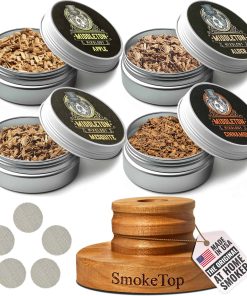 Kit de Fumador de Cócteles SmokeTop con 4 Sabores de