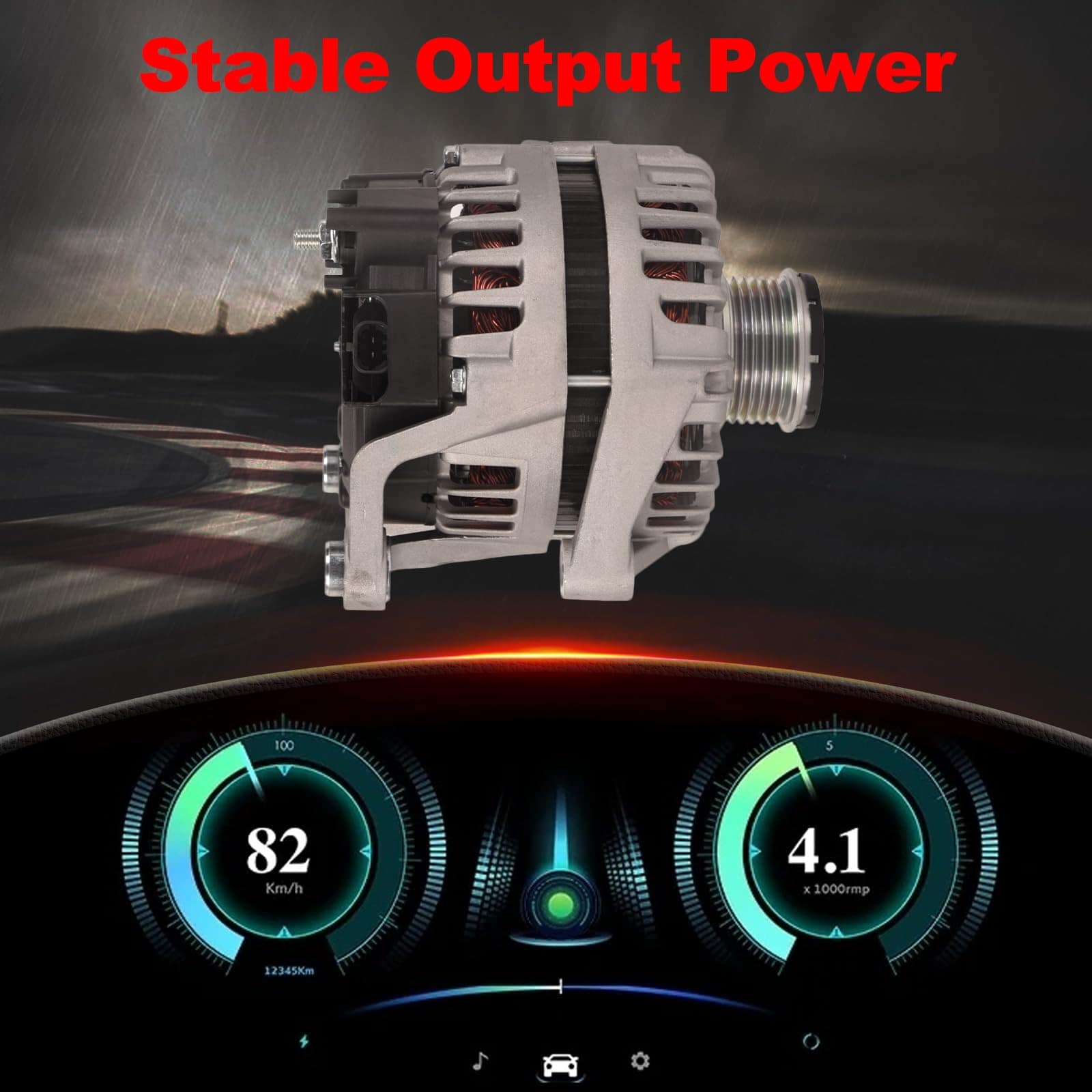 Alternador TOPAZ 12V 130A 6-Ranura para Chevrolet Cruze - Imagen 8