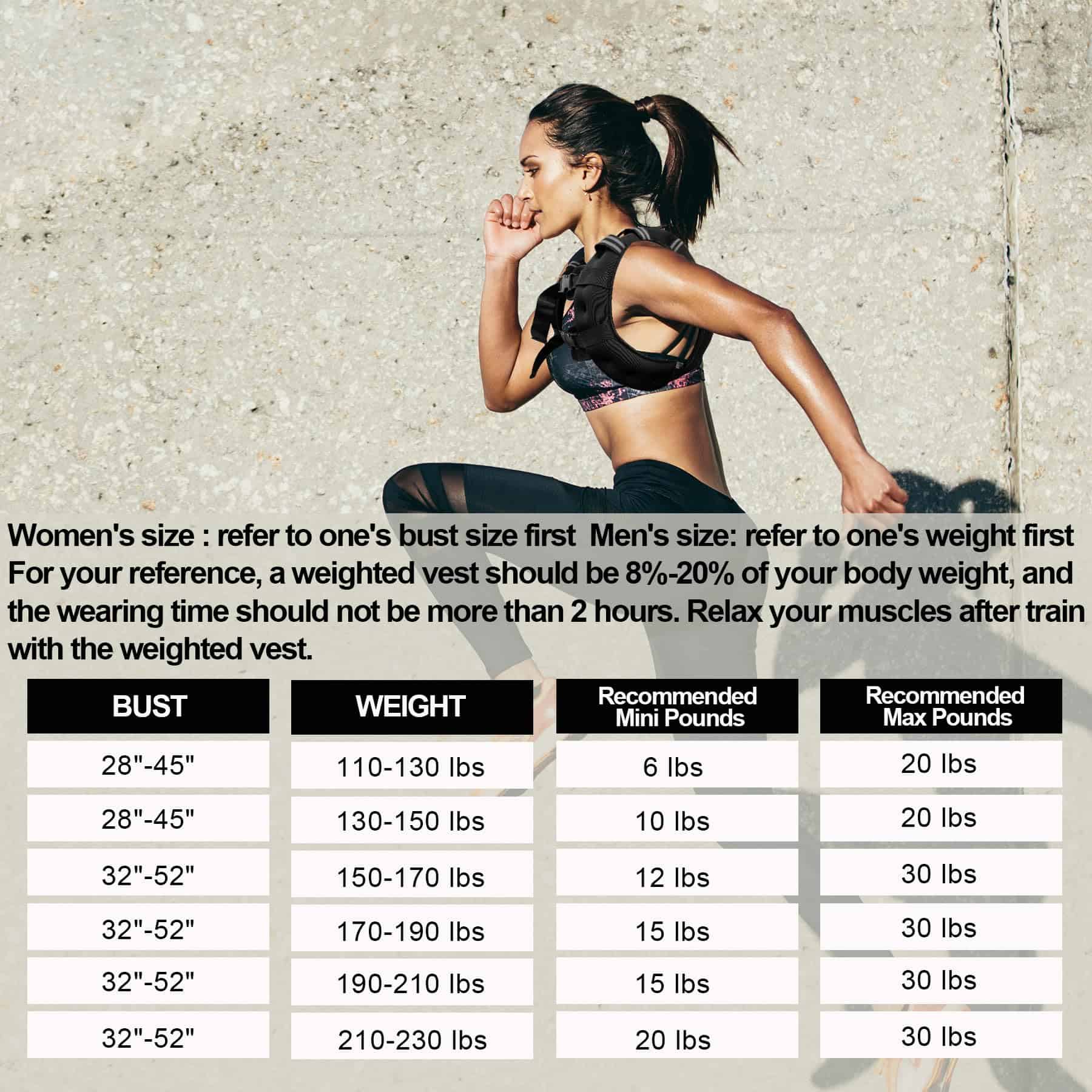 Chaleco con Pesas Power Guidance para Hombres y Mujeres, - Imagen 8