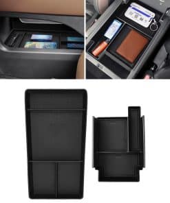 FIILINES 2PCS Organizadores de Consola Central para Nissan