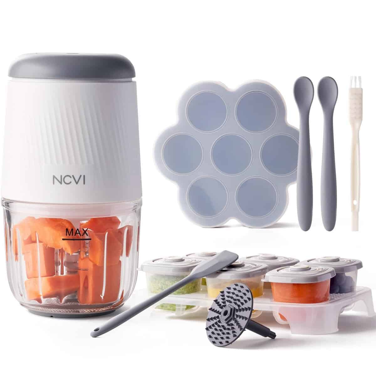 Set Procesador de Alimentos para Bebés NCVI Puree, Mini