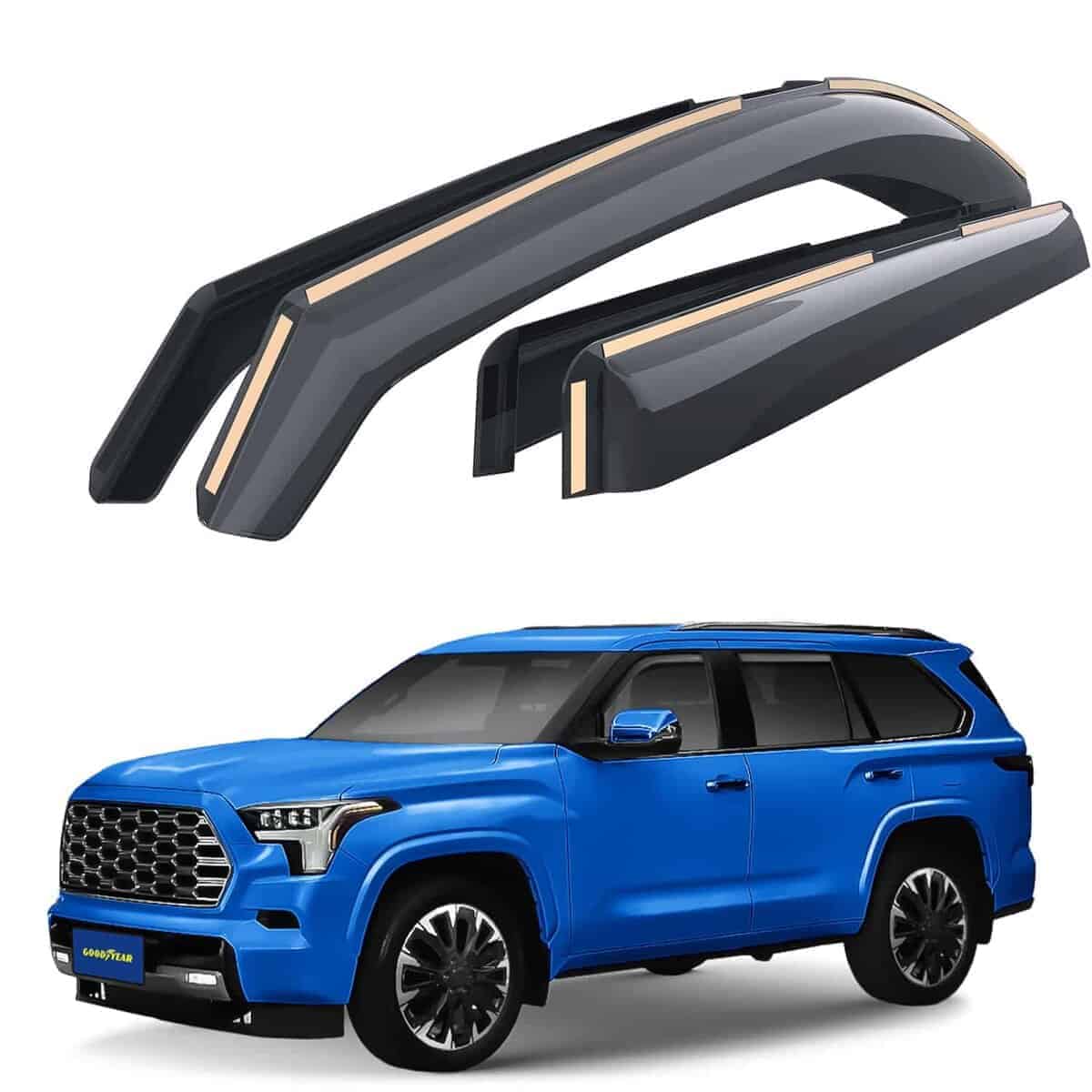 Deflectores de ventanas irrompibles Goodyear Shatterproof