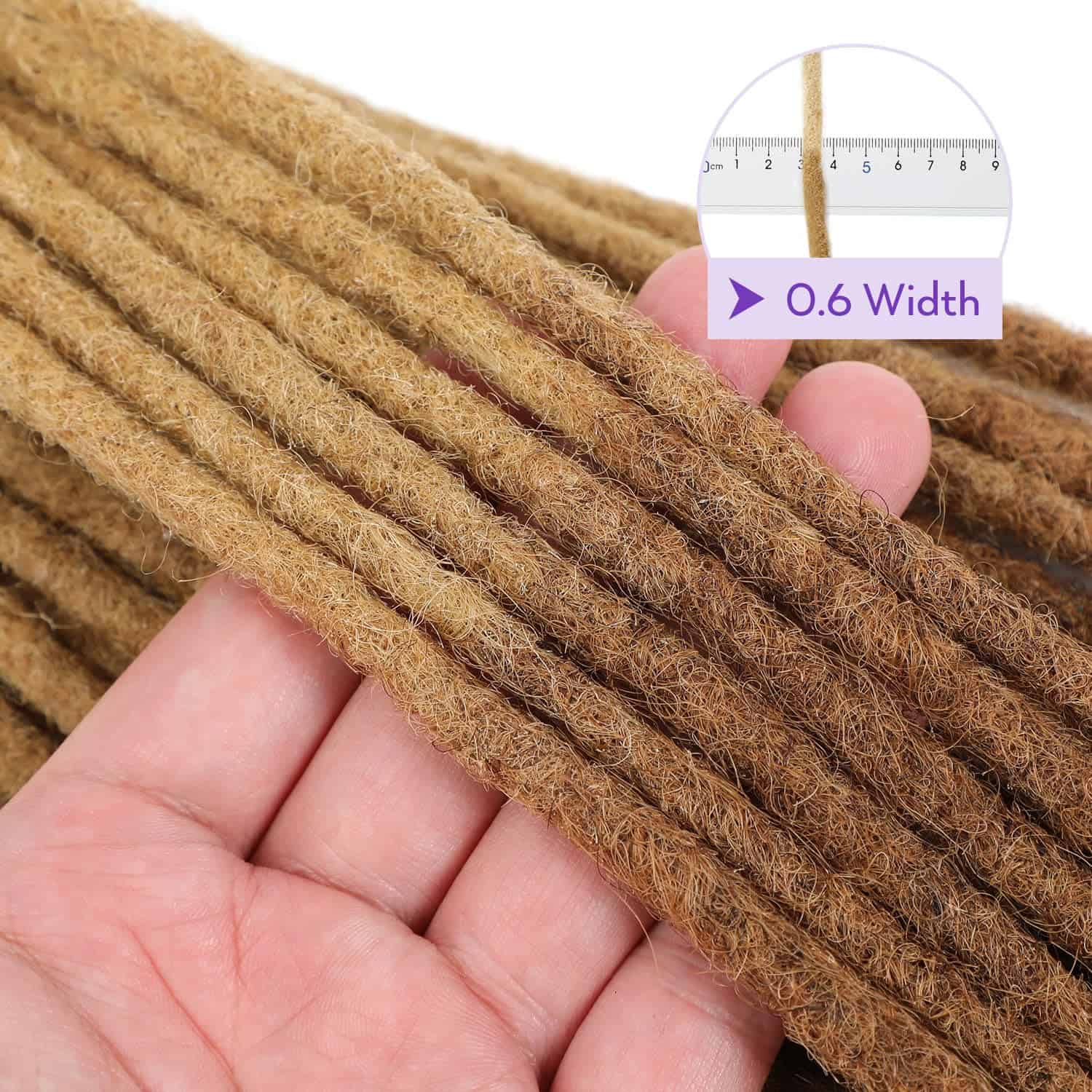 Extensiones de Dreadlocks de 8 pulgadas Extensiones de Locs - Imagen 3