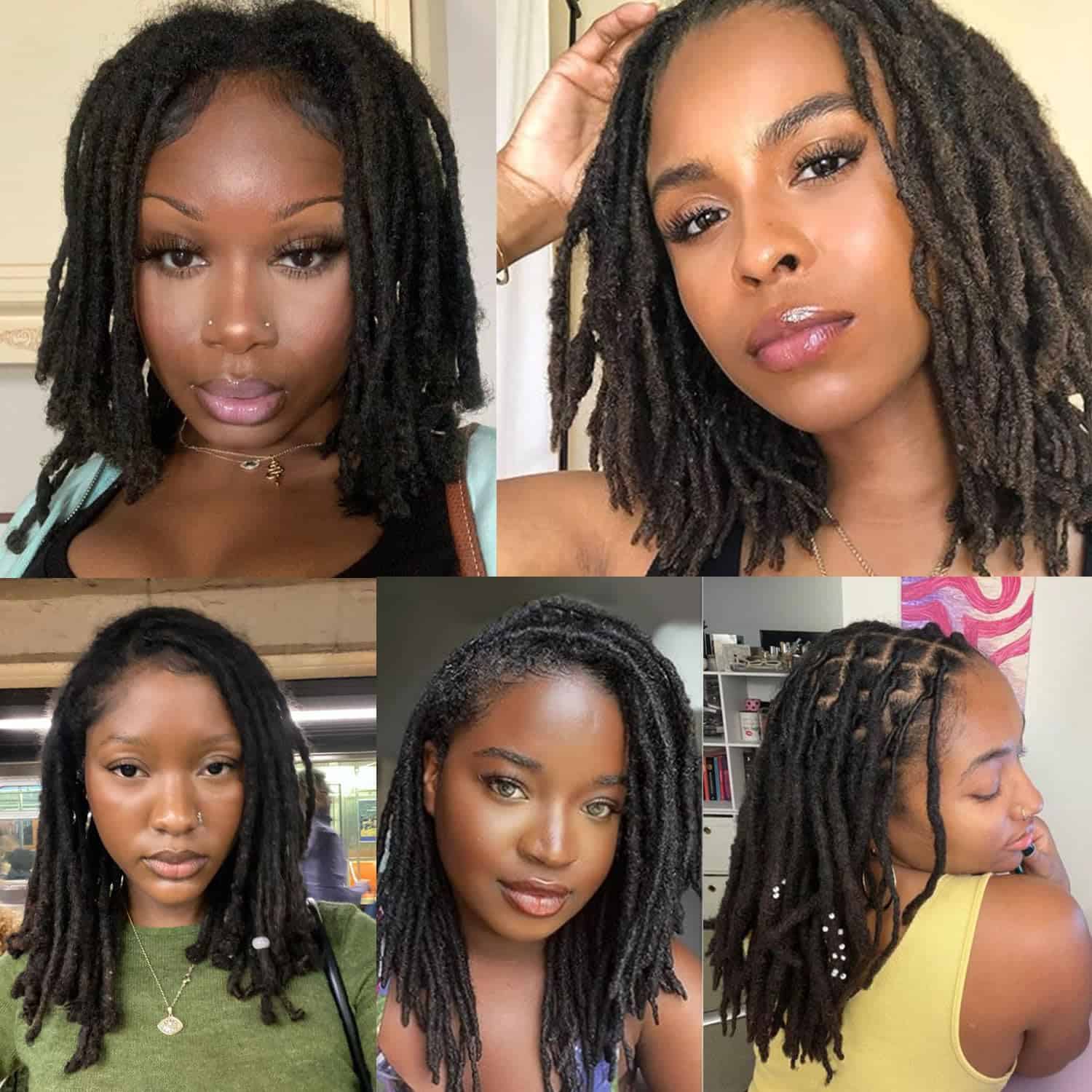 Extensiones de Rastas de Cabello Humano de 8 Pulgadas 0.6CM - Imagen 7