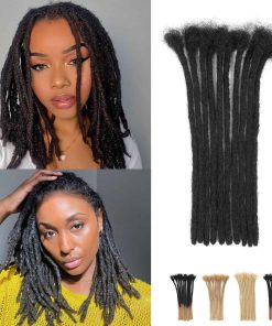 Extensiones de Rastas de Cabello Humano de 8 Pulgadas 0.6CM