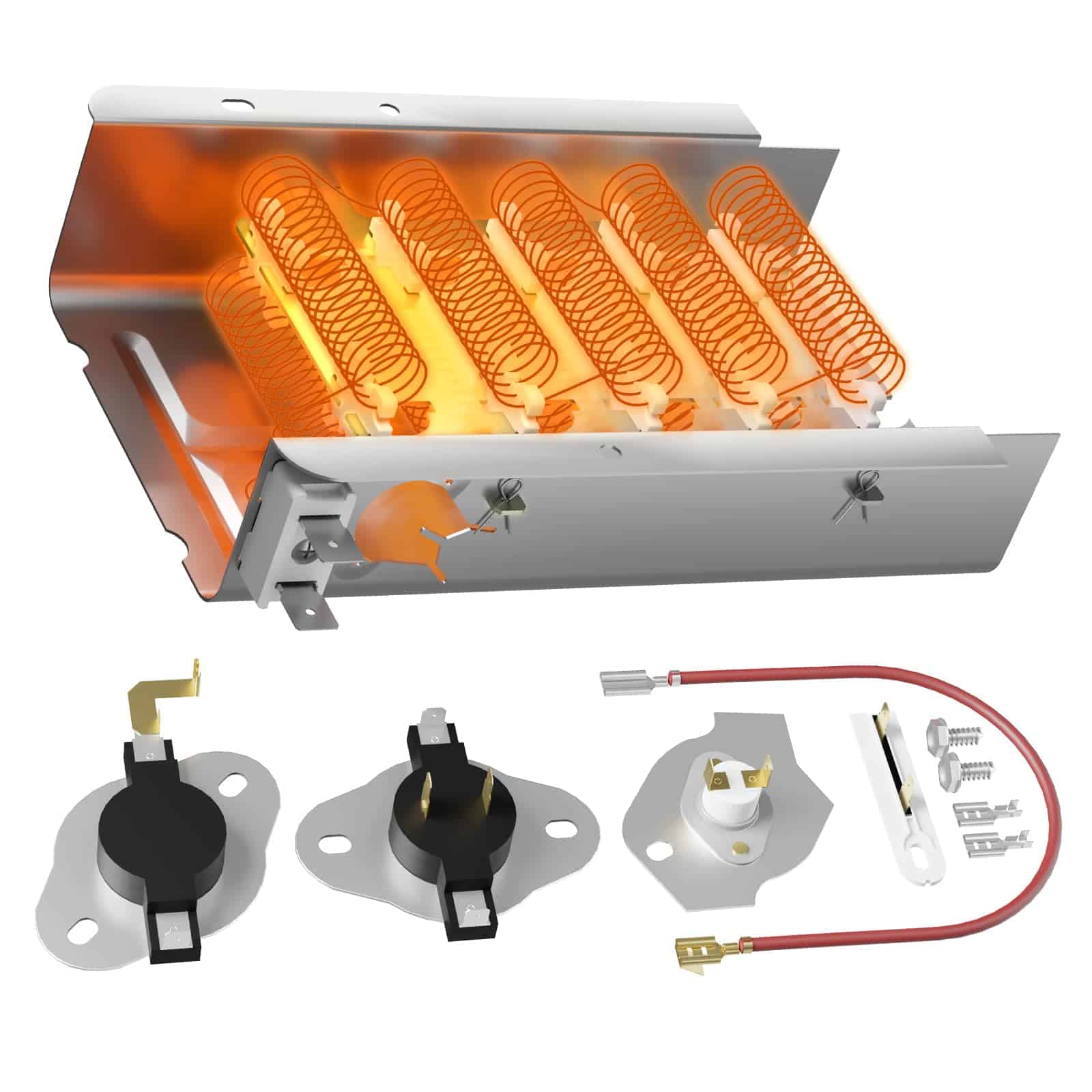 Resistencia de secadora 279838 para Whirlpool Kenmore