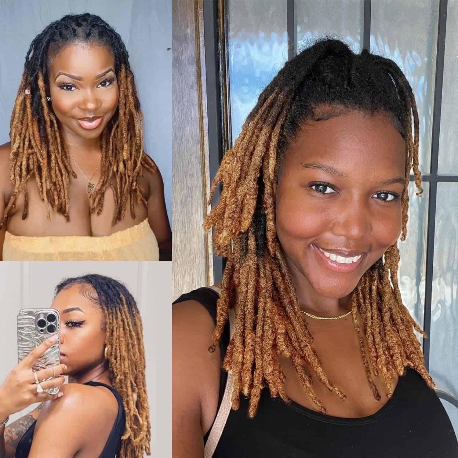 Extensiones de Rastas de 8 Pulgadas Extensiones de Locs de - Imagen 7